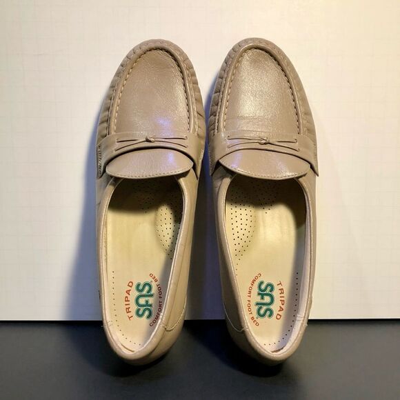 Womens SAS Tripad Comfort Beige Slip On Loafers / Size 7 - Picture 6 of 9